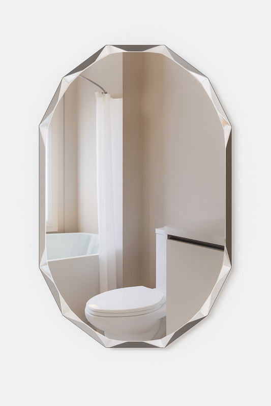 ELLO&ALLO 20 in. W x 28 in. L Single Beveled Edge Bath Wall Vanity Mirror