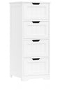 Nestfair 11 8 in W Space Saver Bathroom Storage Cabinet in White
