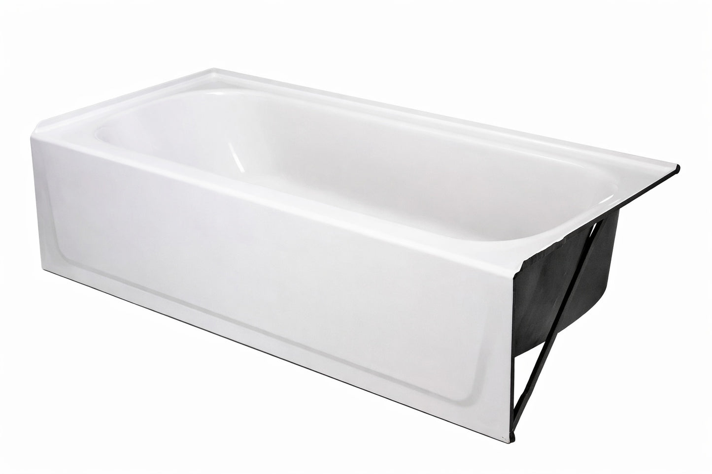 Bootz Industries Aloha 60 In X 30 In Alcove Soaking Bathtub With Right Drain In White