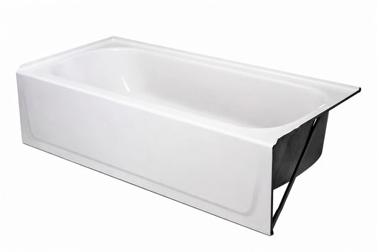 Bootz Industries Aloha 60 In X 30 In Alcove Soaking Bathtub With Right Drain In White
