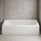 Bootz Industries Aloha 60 in x 30 in Alcove Soaking Bathtub with Left Drain in White