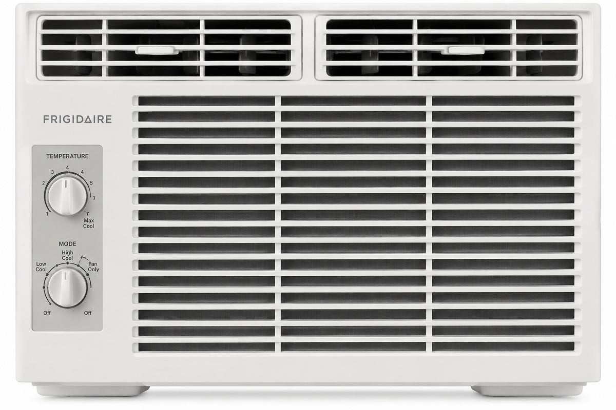 Frigidaire 5 000 BTU Window Air Conditioner Cools 150 sq ft with Mechanical Controls in White 115V FFRA051WAE