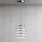 Merra 1 Light Chrome Tiered Pendant Ceiling Light Fixture with Crystal Shade HCF 1322 00 BNHD 1/314796956 726754027499 Merra