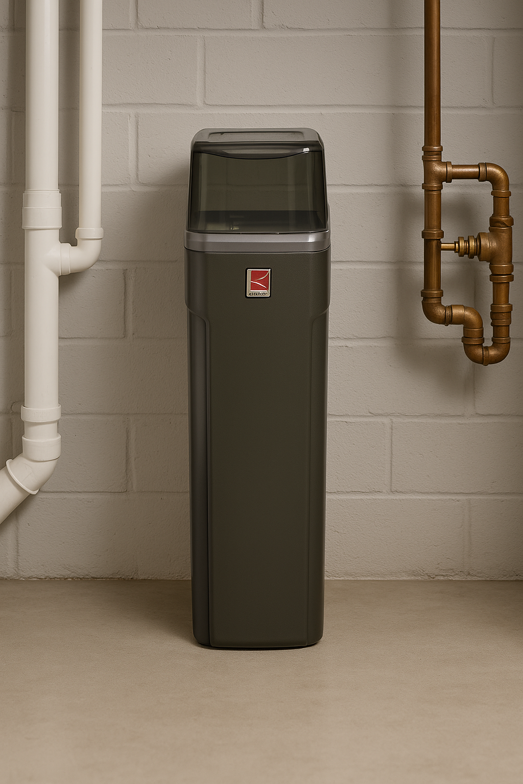 Rheem 32,000 Grain Preferred Home Water Softener for Hard Water and Iron Reduction