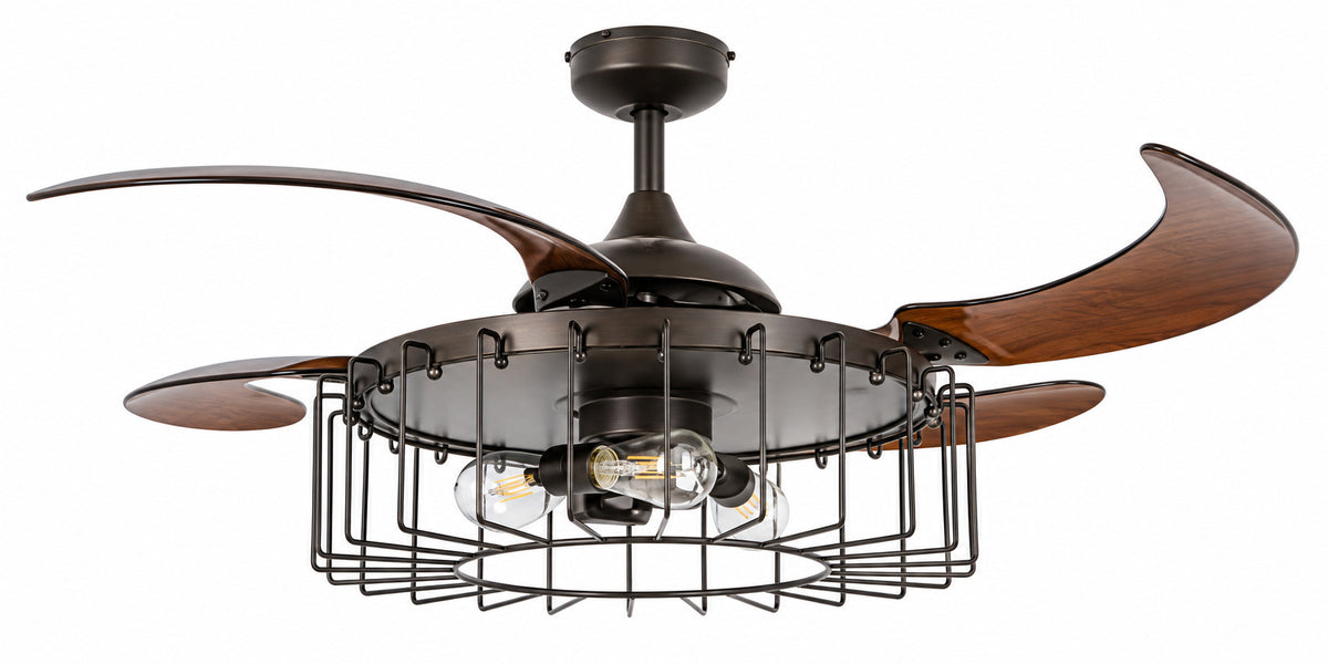 Fanaway Sheridan 48 in Oil Rubbed Bronze Ceiling Fan with Light 51104001