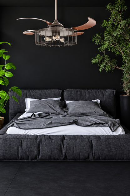 Fanaway Sheridan 48 in Oil Rubbed Bronze Ceiling Fan with Light 51104001