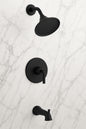 Capilano Single-Handle 3-Spray Tub and Shower Faucet in Matte Black (Valve Included)