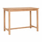 Linon Home Decor Concord 36 In H Natural Acacia Rectangle Wood 4 Leg Counter Height Dining Table Seat 4