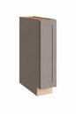 Hampton Bay Courtland 9 in W x 24 in D x 34 5 in H Assembled Shaker Base Kitchen Cabinet in Sterling Gray