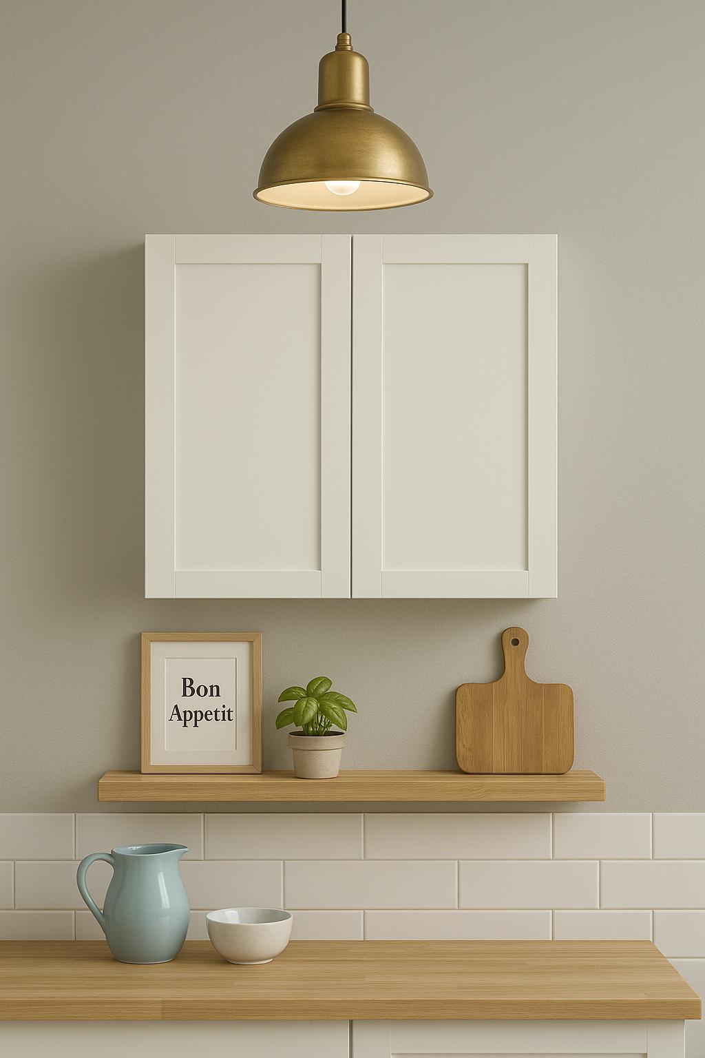 Courtland 36 in. W x 12 in. D x 36 in. H Assembled Shaker Wall Kitchen Cabinet in Polar White 671513038134 Hampton Bay