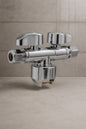 Max 1 2 in Push to Connect x 3 8 in O D Compression x 3 8 in O D Compression Dual Stop Valve URDS123838/325997360