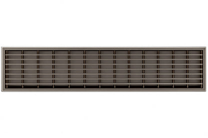 ALFI BRAND 59 in. Linear Shower Drain with No Cover in Brushed Stainless Steel