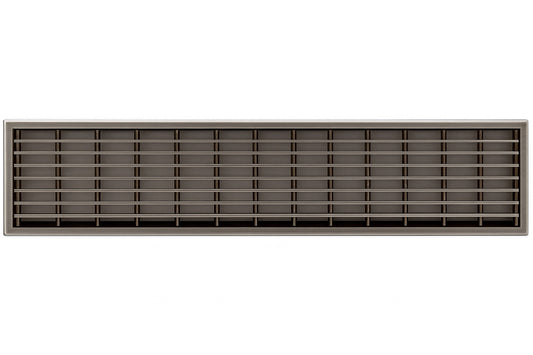 ALFI BRAND 59 in. Linear Shower Drain with No Cover in Brushed Stainless Steel