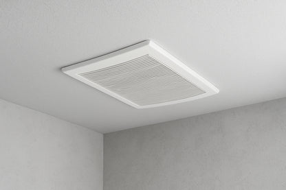 WhisperWarm DC 50-80-110 CFM Ceiling Bathroom Exhaust Fan with Heater