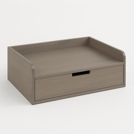 Kate and Laurel Kitt 12 in x 18 in x 7 in Gray Wood Floating Decorative Wall Shelf Without Brackets 218796/315272680 32231604610 Kate and Laurel