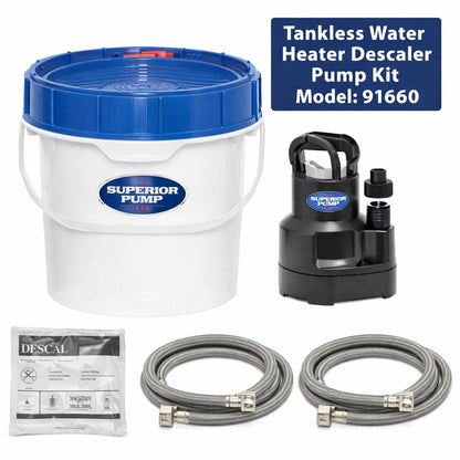 Superior Pump Tankless Water Heater Descaler Pump Kit