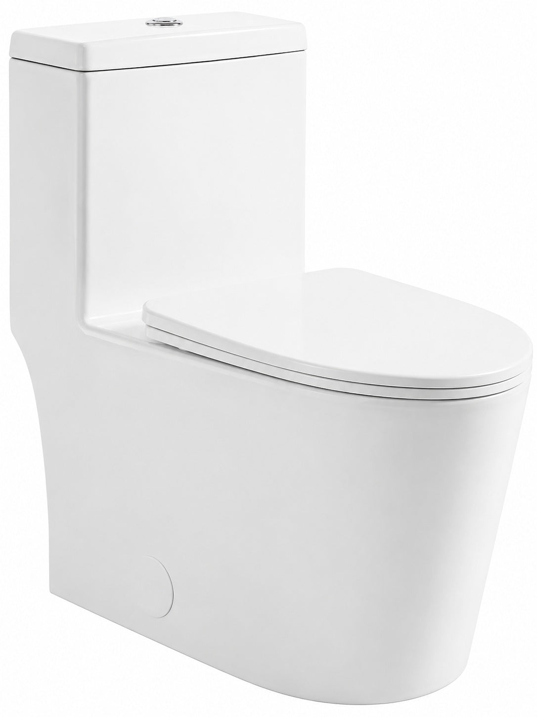 Swiss Madison 1 piece 1 1 GPF Ivy 10 in Rough In Dual Flush Elongated Toilet in White Seat Included