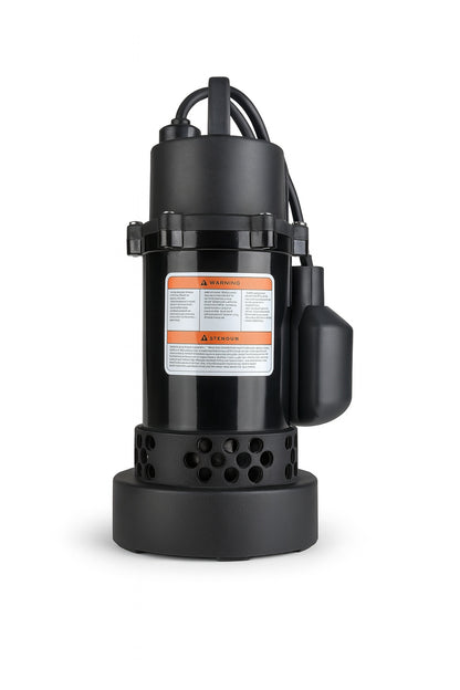 Everbilt 1/4 HP Aluminum Submersible Sump Pump Tether Switch