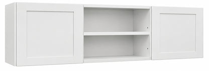 MILL S PRIDE Richmond Verona White Plywood Shaker Ready to Assemble Wall Kitchen Laundry Cabinet Sft Cls 60 in W x 12 in D x 23 in H W6023 RVW