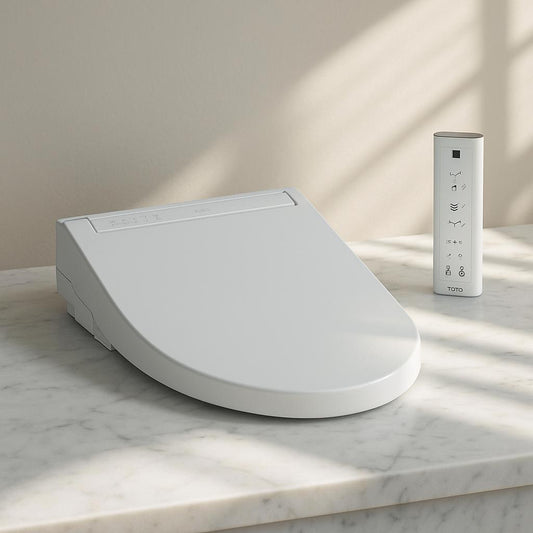 C5 Washlet Electric Heated Bidet Toilet Seat for Elongated Toilet in Cotton White 739268391826 TOTO
