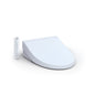 TOTO C5 Washlet Electric Heated Bidet Toilet Seat for Elongated Toilet in Cotton White