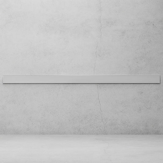 31 in. W Cultured Marble Vanity Backsplash in Silver Ash