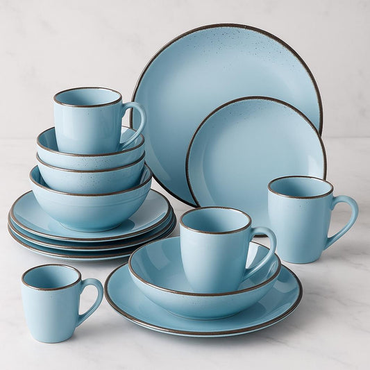 vancasso Series Starry 12 Pieces Dinnerware Set Porcelain with 4 x Dinner Plate 4 x Dessert Plate 4 x 550 ml Bowl Service for 4 VC STARRY B 12/315993606 6971697850114 vancasso