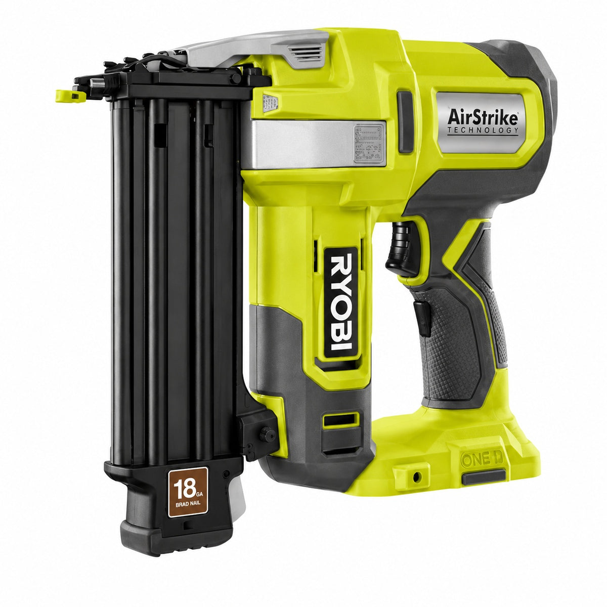 RYOBI ONE 18V 18 Gauge Cordless AirStrike Brad Nailer Tool Only P321