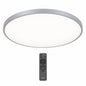 Artika Europa 21 in Silver LED 3CCT Flush Mount Ceiling Light with Night Light Preset and Remote Included CL ERR HD2