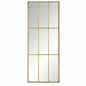 Home Decorators Collection Oversized Gold Metal Frame Windowpane Classic Floor Mirror 70 in H x 29 in W 19MJE2742 G
