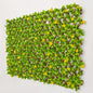 NATURAE DECOR Expandable Pvc Trellis Hedges 36 in. X 72 in. Gardenia Artificial Leaf