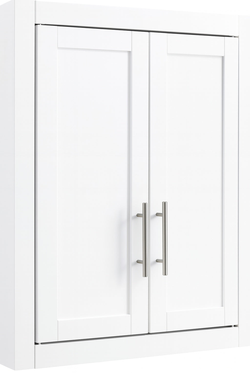 CROSLEY FURNITURE Savannah 22 in. x 26 in. x 8 in. Surface-Mount Medicine Cabinet in White