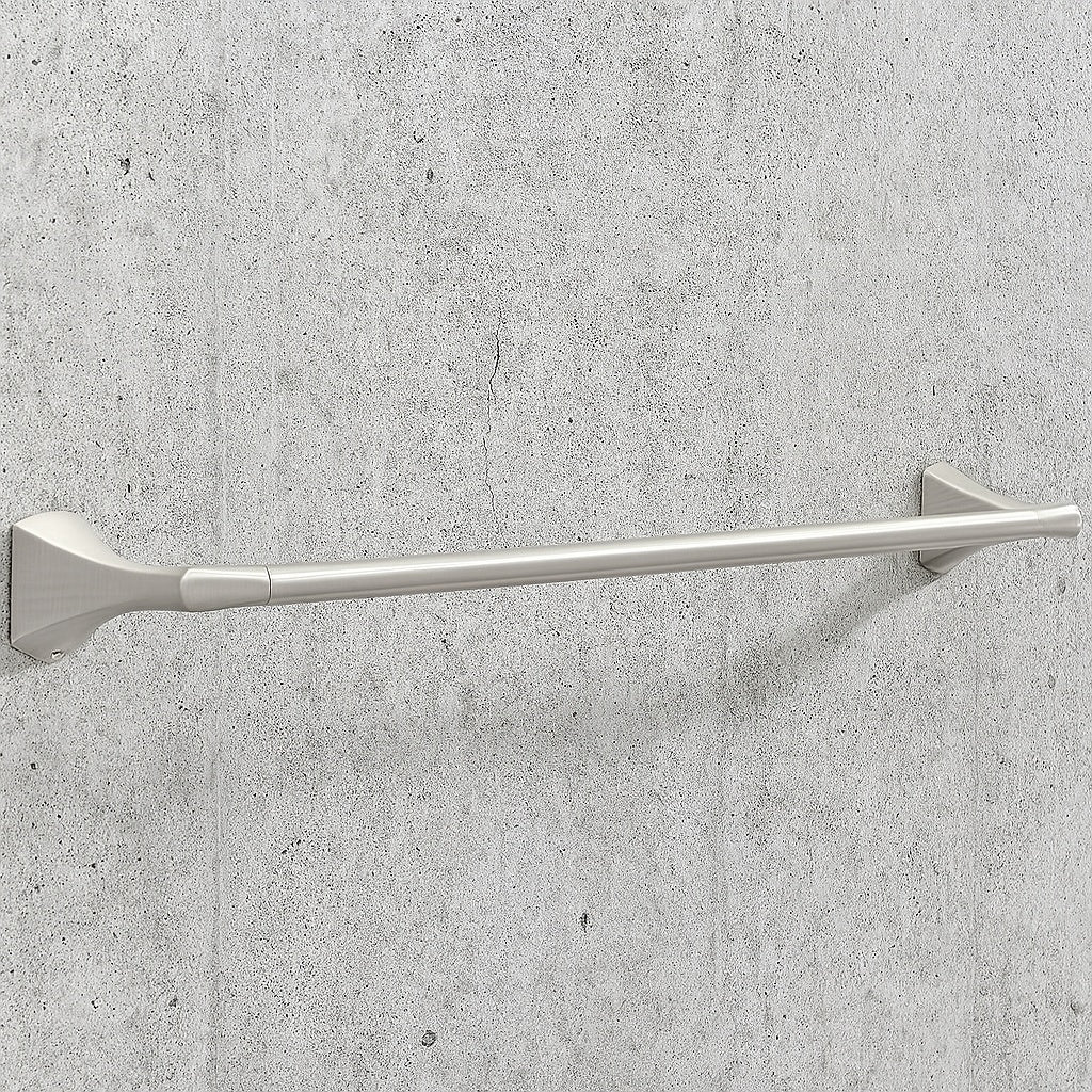 Pierce 18 in. Wall Mount Towel Bar Bath Hardware Accessory in Brushed Nickel