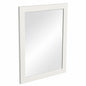 Glacier Bay 28 5 in W x 40 5 in H Rectangular Plastic Framed Wall Bathroom Vanity Mirror in White Screws Not Included