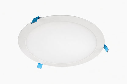 HALO HLB12 12 in Selectable CCT and Lumens Canless Integrated LED White Recessed Light Downlight Trim with Junction Box