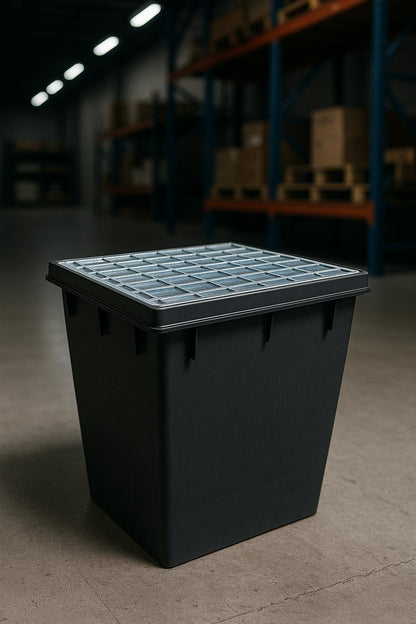 Deep Series 18 in. L x 18 in. W x 24 in. H Catch Basin with Class A Galvanized Steel Grate