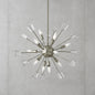 Home Decorators Collection Kimberly 9 Light Crystal and Brushed Nickel Sputnik Chandelier P579MH BNK/316723333 92903946325 Home Decorators Collection