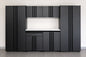 Husky 7 Piece Regular Duty Welded Steel Garage Storage System in Black 109 in W x 75 in H x 19 6 in D GS10807 1DSS