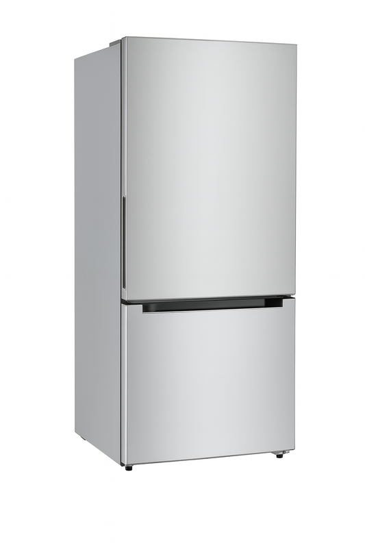 Vissani 18.7 cu. ft. Bottom Freezer Refrigerator in Stainless Steel