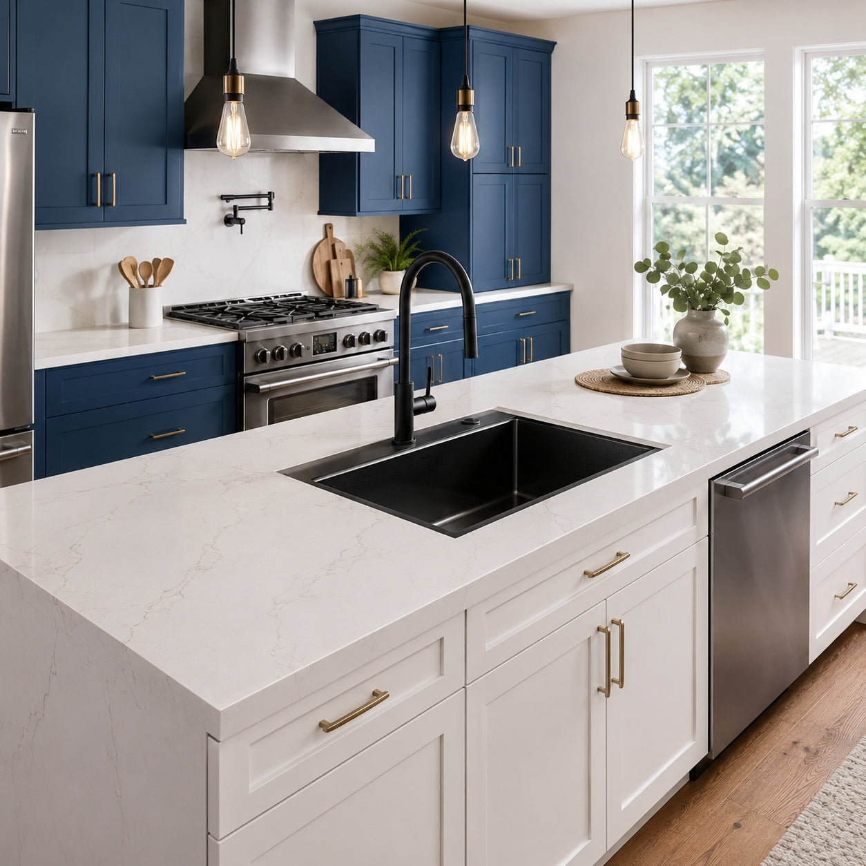 Glacier Bay 27 in Drop In Single Bowl 18 Gauge Gunmetal Black Stainless Steel Workstation Kitchen Sink