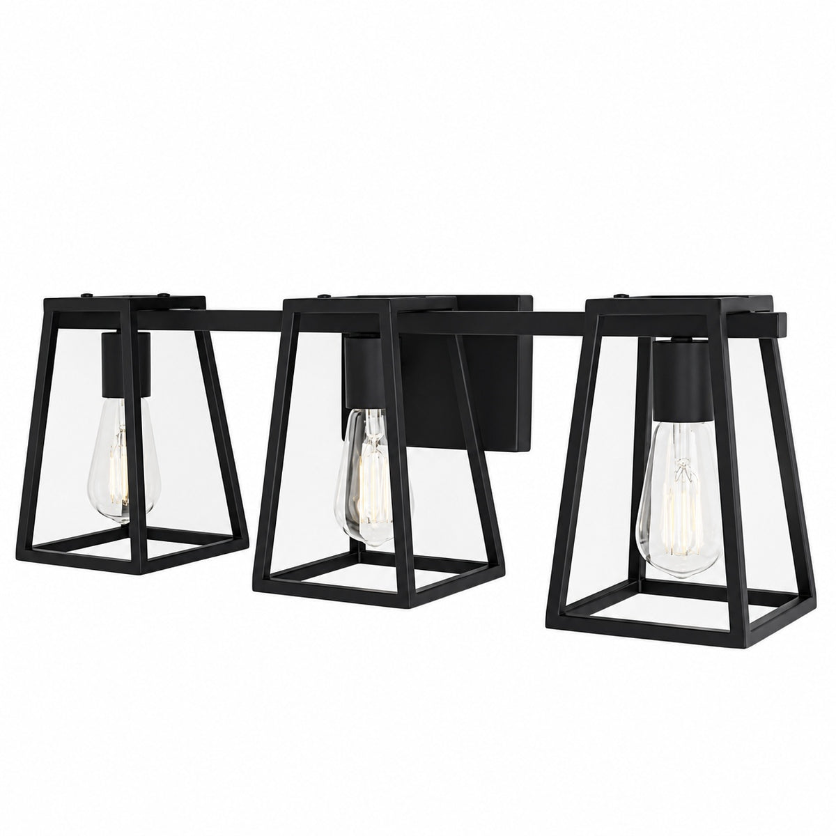 Home Decorators Collection Hazel Heights 24 in 3 Light Black Rustic Farmhouse Bathroom Vanity Light KNT1303AX 02