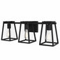 Home Decorators Collection Hazel Heights 24 in 3 Light Black Rustic Farmhouse Bathroom Vanity Light KNT1303AX 02