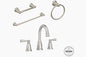 Moen Banbury 8 in. Widespread Double Handle High-Arc Bathroom Faucet in Spot Resist Brushed Nickel (Valve Included)