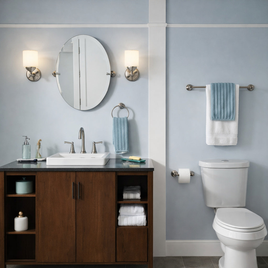Moen Banbury 8 in. Widespread Double Handle High-Arc Bathroom Faucet in Spot Resist Brushed Nickel (Valve Included)