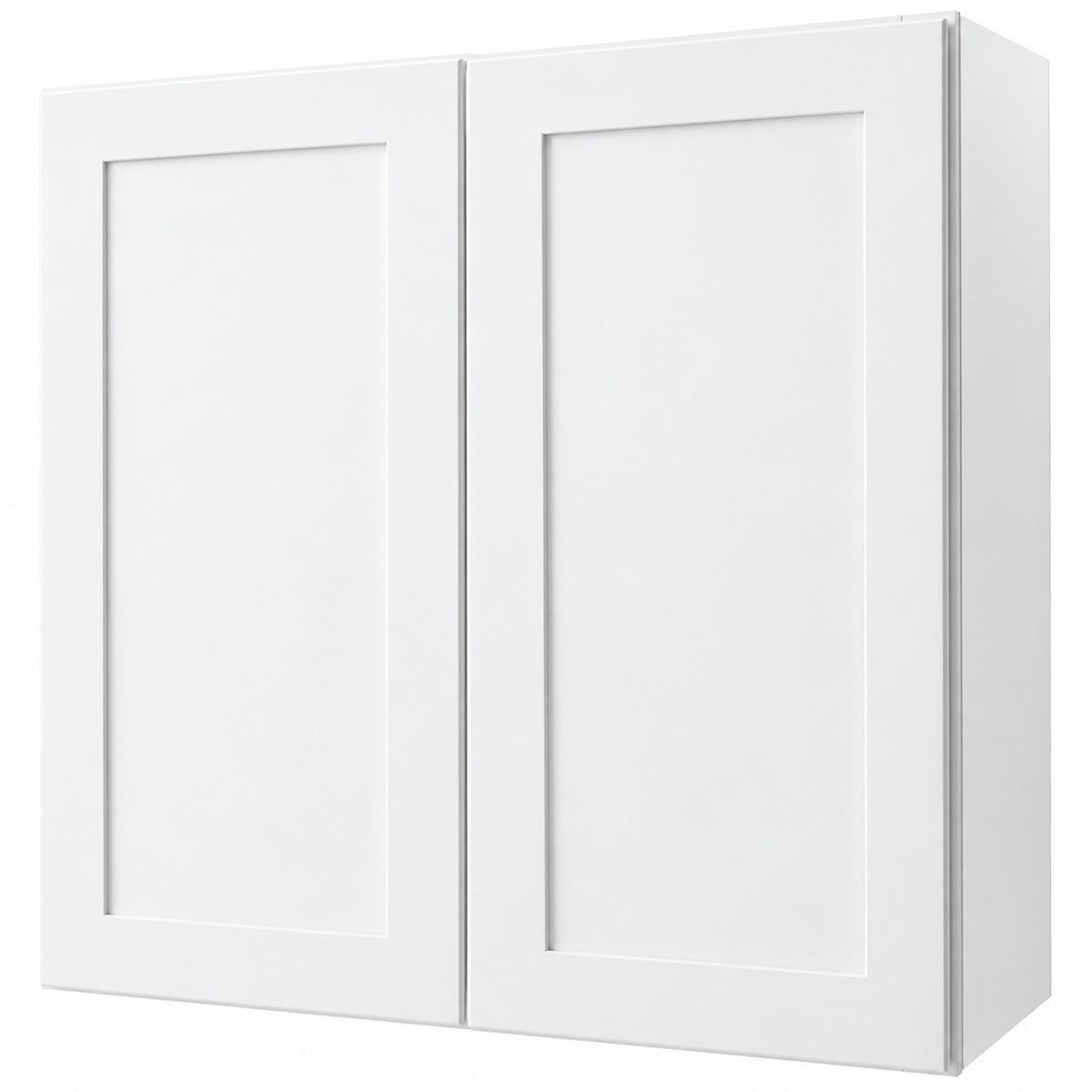 Hampton Bay Avondale 30 in W x 12 in D x 30 in H Ready to Assemble Plywood Shaker Wall Kitchen Cabinet in Alpine White W3030
