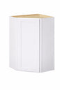 Hampton Bay Avondale 24 In W X 24 In D X 30 In H Ready To Assemble Plywood Shaker Diagonal Corner Kitchen Cabinet In Alpine White