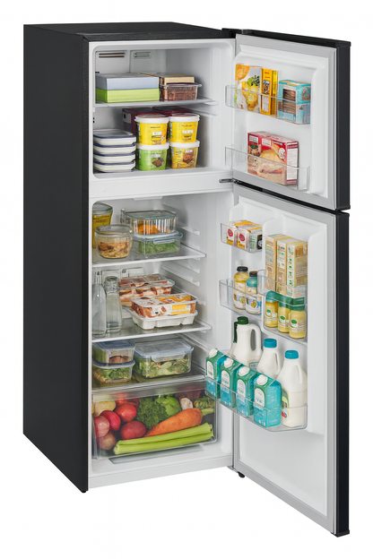 Vissani 10.1 cu. ft. Top Freezer Refrigerator in Black