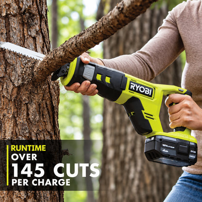 RYOBI ONE 18V Cordless Reciprocating Saw Tool Only PCL515B
