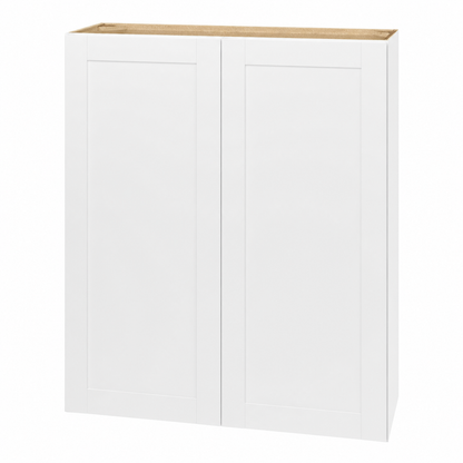 Hampton Bay Avondale 36 in W x 12 in D x 42 in H Ready to Assemble Plywood Shaker Wall Kitchen Cabinet in Alpine White