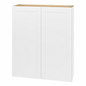 Hampton Bay Avondale 36 in W x 12 in D x 42 in H Ready to Assemble Plywood Shaker Wall Kitchen Cabinet in Alpine White